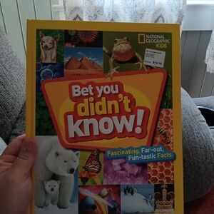 National Geographic Kids "Bet You Didn't Know!" - Bright Yellow Trivia Book